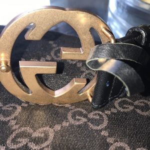 Gucci Accessories - GUCCI Belt Sz 95 38 inches Double G Buckle Gucci Accessories - GUCCI Belt Sz 95 38 inches Double G Buckle